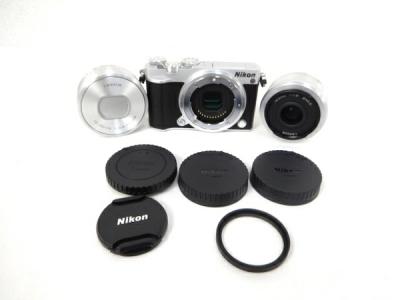 Nikon ニコン ミラーレス一眼 Nikon 1 J5 ダブルレンズキット シルバー デジタル カメラ