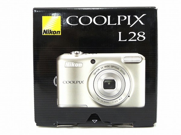 Nikon ニコン COOLPIX L28 デジカメ 2005万画素 シルバー-