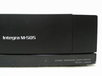 【動作品】ONKYO Integra M-505 パワーアンプ ONKYO オンキョー Integra M-505 パワーアンプの新品/中古販売