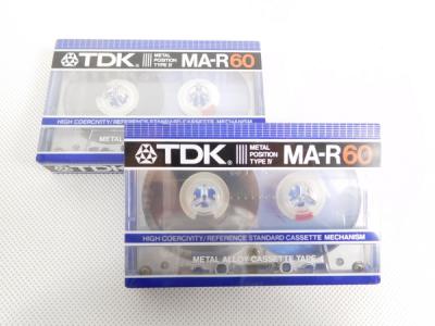未開封 カセットテープ TDK MA-R60 メタルカセットテープ 2個の新品