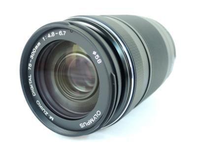 OLYMPUS オリンパス M.ZUIKO DIGITAL ED 75-300mm F4.8-6.7 II カメラ ズームレンズ 望遠 ブラック