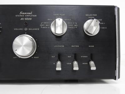 【動作品】　SANSUIプリメインアンプ AU-6600 Sansui Model AU-6600 pre-main amp | eBay