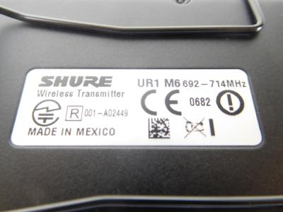 SHURE UR1 M6 (PA機器)の新品/中古販売 | 1204022 | ReRe[リリ]
