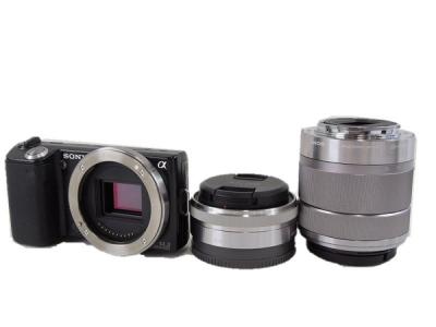 SONY ソニー α NEX-5 ダブルレンズキット NEX-5D B カメラ ミラーレス一眼 ブラック