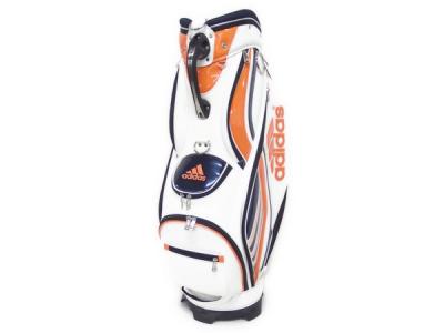 adidas Golf 9.5型 CORE キャディバッグ3 QR650 ホワイト adidas Golf 9.5型 CORE キャディバッグ3 QR650 ホワイト