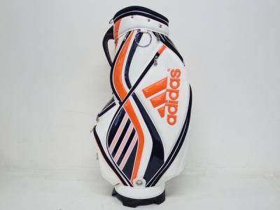 adidas Golf 9.5型 CORE キャディバッグ3 QR650 ホワイト adidas Golf 9.5型 CORE キャディバッグ3 QR650 ホワイト