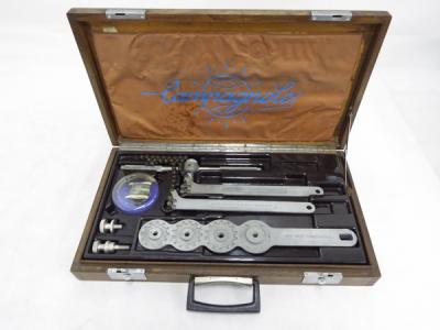 Campagnolo カンパニョーロ 工具 セット 木箱 アルミ 自転車用の Campagnolo カンパニョーロ 工具 セット 木箱 アルミ 自転車用の