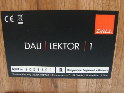 DALI LEKTOR 1(スピーカー)の新品/中古販売 | 1221398 | ReRe[リリ]