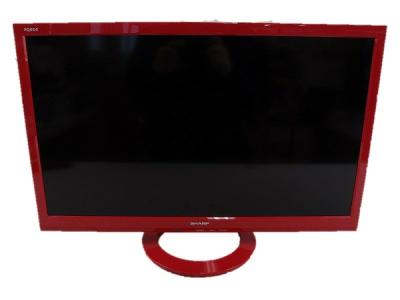 稀少　赤　液晶テレビ AQUOS LC-24K30 外付HDD対応　裏番組録画 シャープ 24V型 AQUOS ハイビジョン 液晶テレビ 外付HDD対応(裏番組