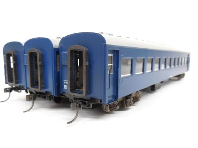 HOゲージ 天賞堂 ナハ11 軽量客車 国鉄10系 No.462 鉄道模型 HO 天賞堂ナハ11 4両セット