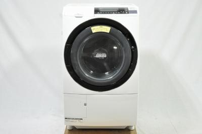 HITACHI 日立 ヒートリサイクル 風アイロン ビッグドラム スリム BD-S8700L(W) 洗濯機 ドラム式 10.0kg 左開き ピュアホワイト
