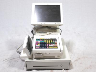 TOSHIBA 東芝テック WILLPOS Mini QT-100 POS レジ ドロワーセット ピュアホワイト