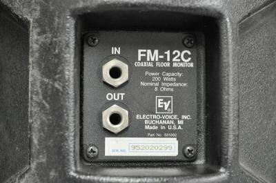 ElectroVoice FM-12C フロアモニター スピーカーシステム ペアの新品