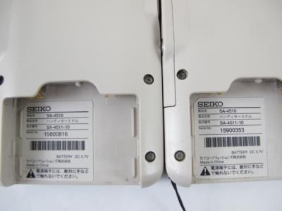 セイコー SA-4510 無線 ハンディターミナル 2台 SA-5510 バッテリー