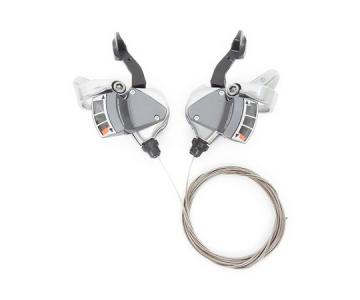 美品シマノ SL-R770 左右シフトレバー　2×10ｓ　105 レア シマノ SL-R770 2x10s シフター 105系 2速×10速カーボン