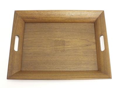 【ラッピング不可】 HERMES エルメス ウッド お盆 44cm トレー キッチン 木製 トレイ 小物入れ