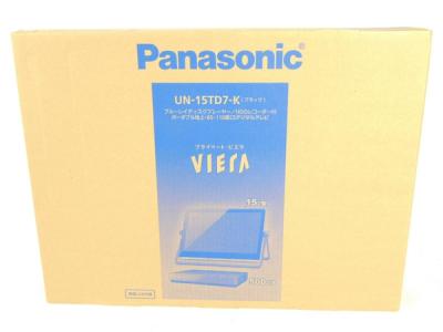 Panasonic パナソニック VIERA プライベート・ビエラ UN-15TD7-K ポータブルテレビ 15V型 ブラック