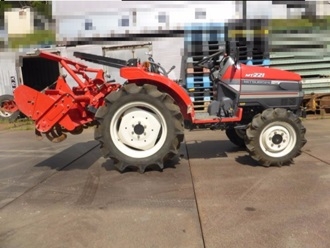 トラクター 22馬力 三菱 パルシード 除雪機 フロントドーザー付き