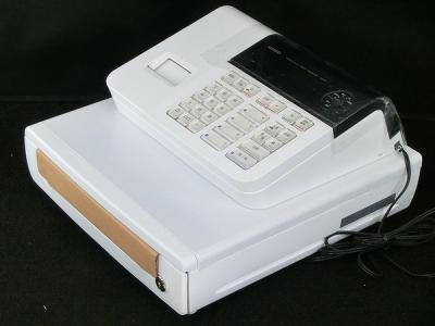 CASIO カシオ 小型 ドロアタイプ 電子 レジスター 110ER 店舗用品