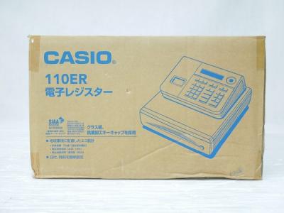CASIO カシオ 小型 ドロアタイプ 電子 レジスター 110ER 店舗用品