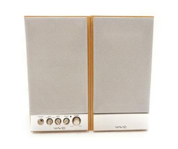 ONKYO オンキョー WAVIO GX-D90(Y) パワード アンプ内蔵 スピーカー ペア 木目