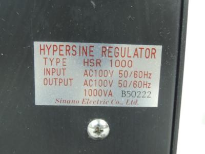 SINANO 信濃 HSR-1000 HYPERSINE REGULATOR ハイパーサイン