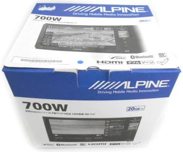 ALPINE アルパイン 700W SDナビ 7型