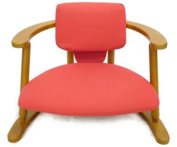 無限工房 かに座 低座椅子 通販生活 カタログハウス レッド 大型 イス の新品 中古販売 Rere リリ