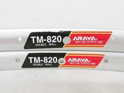 ARAYA TM-820 クリンチャー リム 26×1.50 36H 自転車用 ホイール
