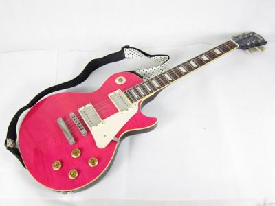 Burny Super Grade レスポールタイプ ピンク エレキギター Burny Super Grade レスポールタイプ ピンク エレキギター