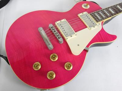Burny Super Grade レスポールタイプ ピンク エレキギター Burny Super Grade レスポールタイプ ピンク エレキギター