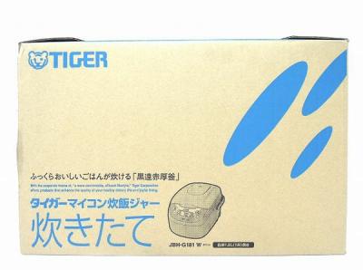 TIGER タイガー JBH-G181 マイコン 炊飯ジャー 1升炊き ホワイト 2017年製