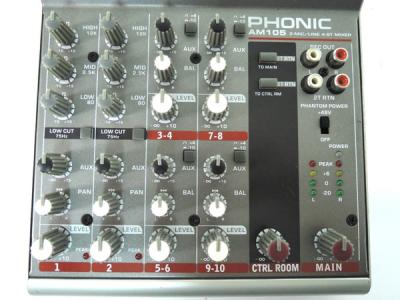 PHONIC フォニック AM105(ミキサー)の新品/中古販売 | 1247796