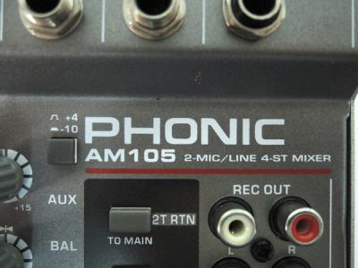 PHONIC フォニック AM105 Phonic(フォニック) ／ Mixer AM105 - アナログミキサー - の