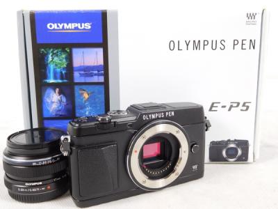 OLYMPUS オリンパス PEN E-P5 17mm F1.8 レンズキット BLK カメラ ミラーレス一眼 ブラック