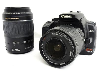Canon キヤノン EOS Kiss Digital X ダブルズームキット KISSDXB-WKIT カメラ デジタル一眼レフ ブラック