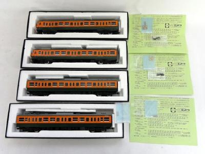 エンドウ 115系 近郊型電車 湘南色 4両セット モーター車付き HO