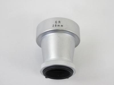 RICOH GR 28mm ファインダー 光学式丸型 シルバー カメラパーツ(カメラ