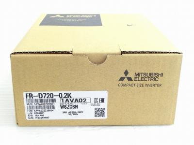 MITSUBISHI FR-D720-0.2K 三相200V 簡単・小形インバータ