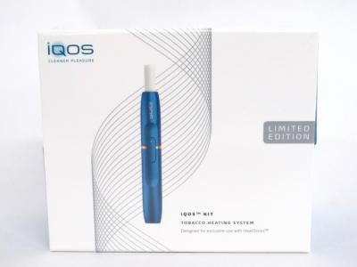 iQOS オンラインストア 限定 サファイア ブルー ホルダー A1402 ポケットチャージャー A1502 セット タバコ 喫煙