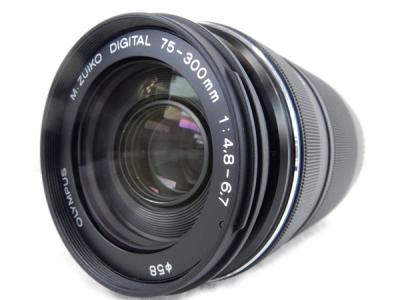 OLYMPUS オリンパス M.ZUIKO DIGITAL ED 75-300mm F4.8-6.7 II カメラ ズームレンズ 望遠 ブラック
