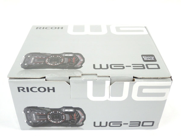 RICOH WG-30 コンパクト 防水 カメラ ブラック-