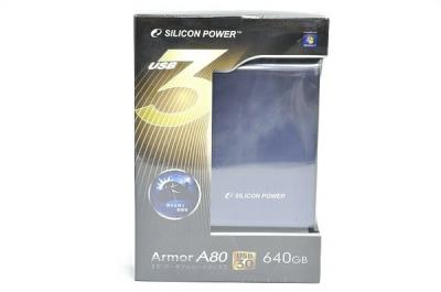 Silicon Power Armor A80 640GB ポータブル 外付け HDD