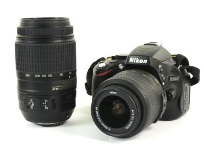 Nikon ニコン 一眼レフ D5100 ダブルズームキット デジタル カメラ