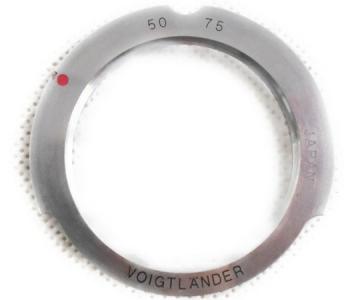 Voigtlander 純正L→Mマウント 変換 アダプター 50-75mm