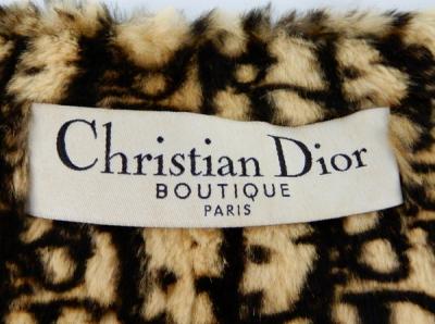 クリスチャンディオール Christian Dior トロッター マフラー ファー