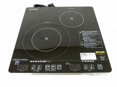 アイリスオーヤマ IHクッキングヒーター IHC-S225-B ジャンク 燃えよ