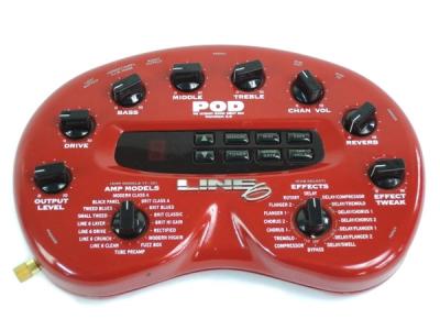 LINE6 POD Version2.0 ギター マルチエフェクター 楽器 ギター周辺機器(アンプ・エフェクター・パーツ) ギターアンプ アンプシミュレーター