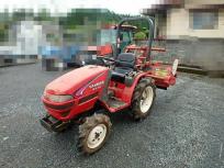 福岡県発 ヤンマー Ke-50 トラクター 15馬力 四駆 4WD 安全フレーム アタッチメント RSZ130 ロータリー 農用 乗用 直
