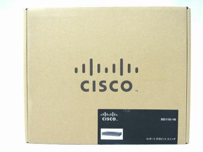 未開封 Cisco Small Business SG110-16-JP PCハブ 16ポート ギガビット スイッチ